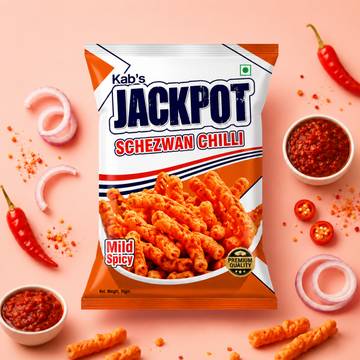 Kab's Jackpot Schezwan Chilli Crisps
