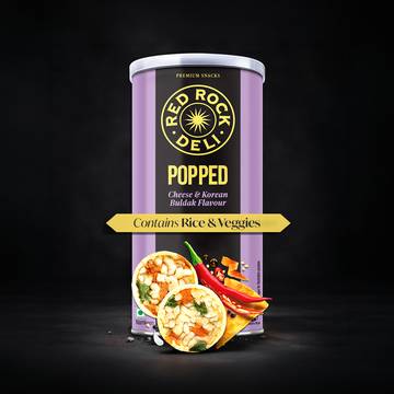 Red Rock Deli Popped Chips (Buldak) No Palm Oil Snacks