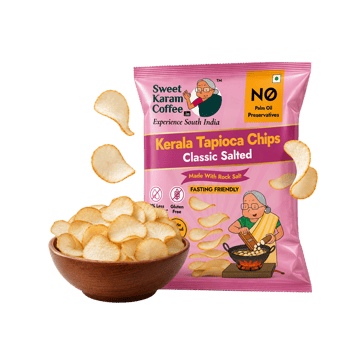 Sweet Karam Coffee Rock Salt Tapioca Chips