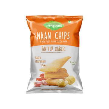 Wingreens Farms Butter Garlic Naan Chips