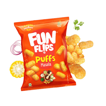 Fun Flips Baked & Crunchy Masala Puffs