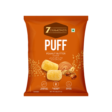 7 Diamonds Roasted Peanut Butter Puffs