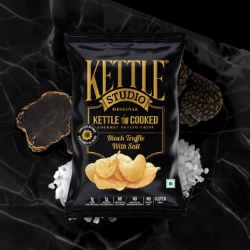 Kettle Studio Black Truffle with Salt Potato Chips