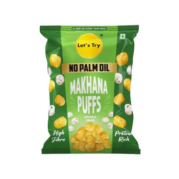 Let's Try Sour Cream & Onion Makhana Puffs