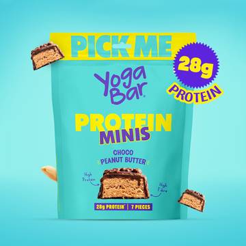 Yoga Bar Choco Peanut Butter Mini Protein Bar Pack