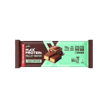 RiteBite Choco Temptation Millet Wafer Protein Bar