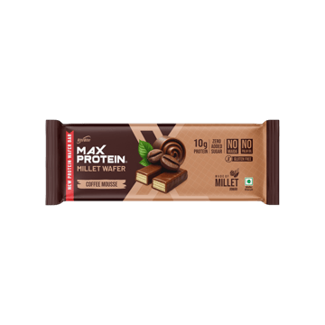 RiteBite Coffee Mousse Millet Waffer Protein Bar