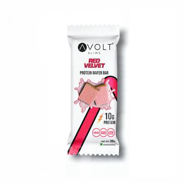 Avolt Slims Red Velvet 10g protein Wafer Bar