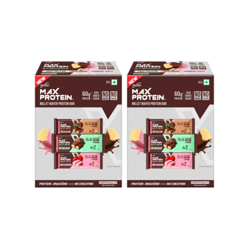 RiteBite Assorted Millet Wafer Protein Bar Pack - Pack of 6