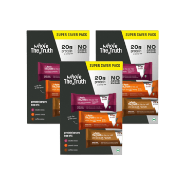 The Whole Truth Protein Bar Pack - Pack of 5
