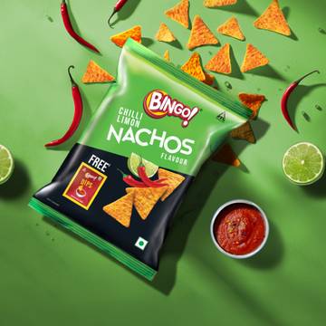 Bingo Chilli Limon Nachos with Free Dip