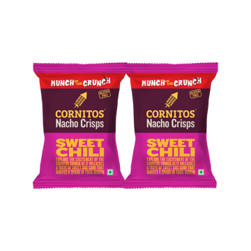 Cornitos Sweet Chili Nachos Chips - Pack of 2