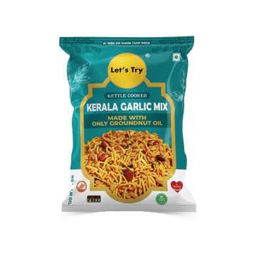 Let's Try Kerala Garlic Mixture Namkeen