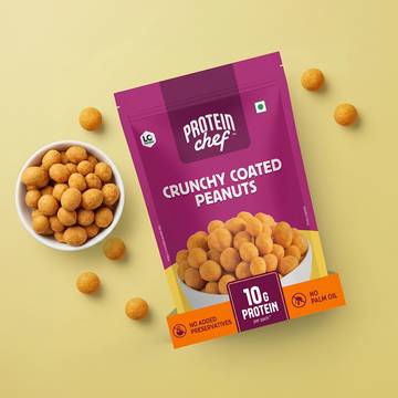 Protein Chef Crunchy Coated Peanuts (Indian Masala)