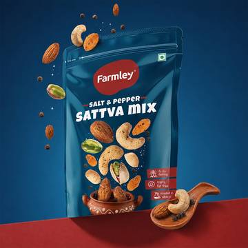 Farmley Satva Falahari Dry Fruit Mix Healthy Snack & Fit For Fasting
