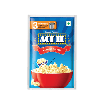 Act II Classic Salted Popcorn - Instant - 5 g Free