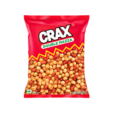 Crax Double Mazza Roasted Chana Peanuts Namkeen Snacks