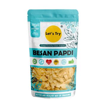 Let's Try Besan Papdi
