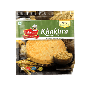 Jabsons Roasted Wheat Khakhra (Methi)