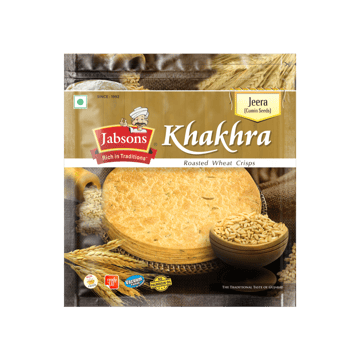 Jabsons Roasted Wheat Khakhra Jeera