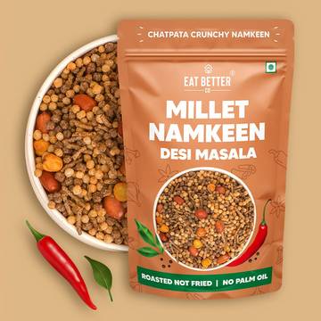 Eat Better Co Desi Masala Millet Namkeen