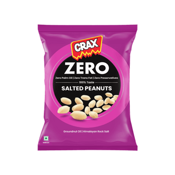 Crax Zero Salted Peanuts - No Palm Oil