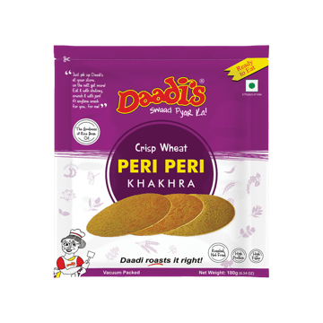 Daadi's Crips Wheat Peri Peri Khakhra