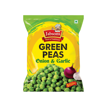 Jabsons Onion & Garlic Green Pea Snack