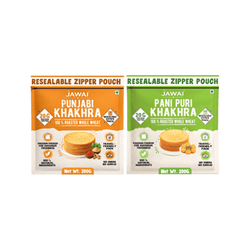 Jawai Punjabi & Pani Puri Roasted Whole Wheat Khakhra