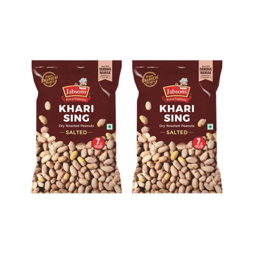 Jabsons Bharuchi Khari Sing Rock Salt Peanuts - Pack of 2