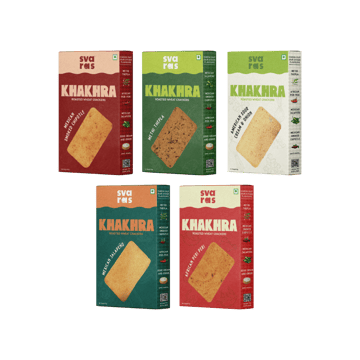 Svaras Roasted Khakhra - Handpicked 5 Flavour Pack
