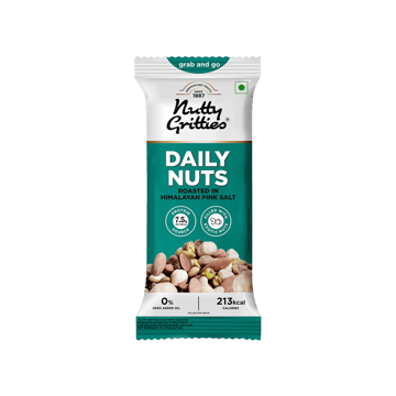 Nutty Gritties Daily Mix Nuts Roasted in Himalayan Pink Salt