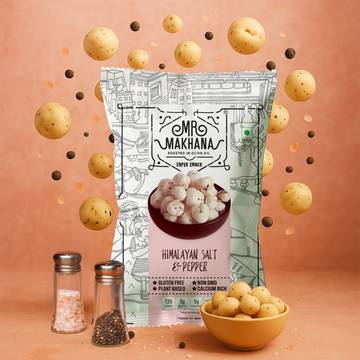 Mr. Makhana Himalayan Salt & Pepper Flavoured Makhana