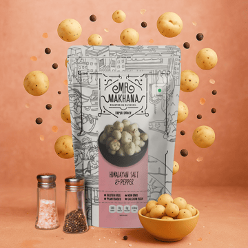Mr. Makhana Himalayan Salt & Pepper Flavoured Makhana