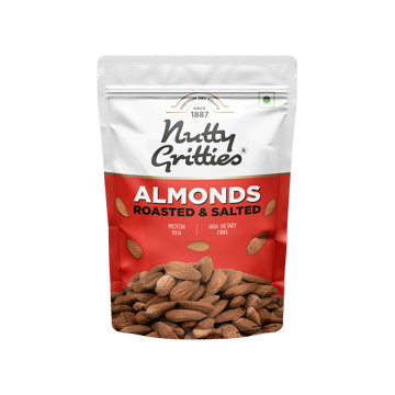 Nutty Gritties Lightly Salted Jumbo Roasted Flavoured Almonds