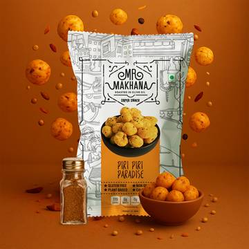 Mr. Makhana Piri Piri Paradise Flavoured Makhana