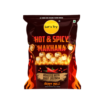 Let's Try Hot & Spicy Flavoured Makhana