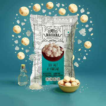 Mr. Makhana Flavoured Makhana (Sea Salt & Vinegar)