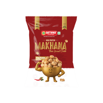 Sattviko High Protein Sweet Chilli Roasted Flavoured Makhana