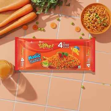 Yippee Magic Masala Instant Noodles with Added Veggies