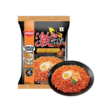 Nissin Geki Spicy Chicken Korean Ramen Noodles