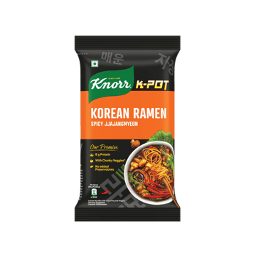 Knorr Korean Ramen Spicy Jjajangmyeon Flavoured Instant Noodles