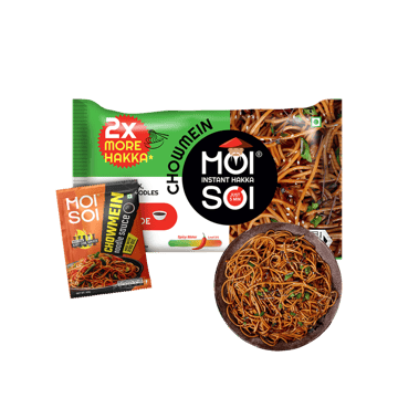 Moi Soi Instant Hakka Noodles - Chowmein Sauce Inside