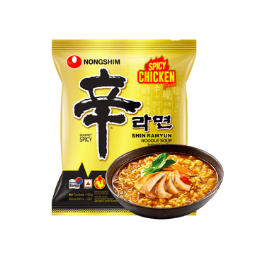Nongshim Shin Ramyun Spicy Chicken Noodles Soup