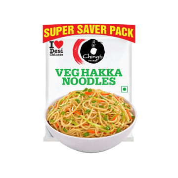 Ching's Secret Veg Hakka Instant Noodles (Not Fried, Air Dried)