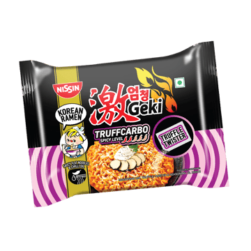 Nissin Geki Truffcarbo Korean Ramen Instant Noodles (Truffle Twister)