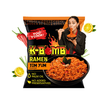 Too Yumm Tom Yum Ramen Instant Noodles - No Palm Oil