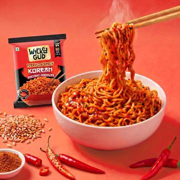 WickedGud Fiery 2X Spicy Korean Instant Noodles