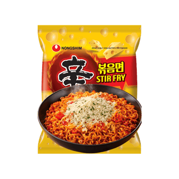Nongshim Stir Fry Shin Ramyun Noodles With Cheese