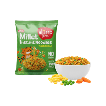 Slurrp Farm Millet Veggie Masala Healthy Instant Noodles